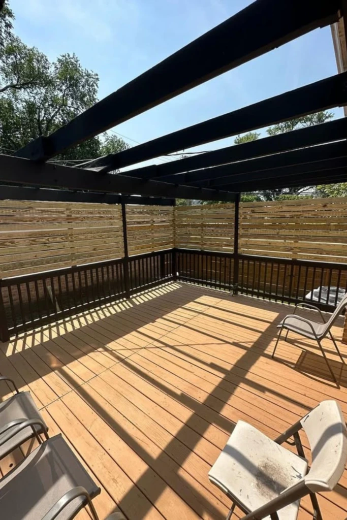 Pergola Privacy Frame