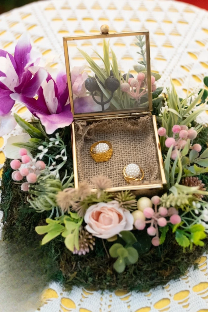 Floral Ring Display