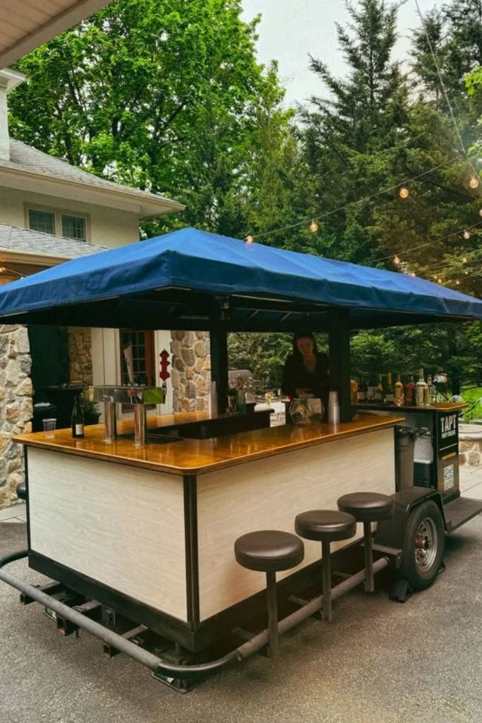 Backyard Bar Cart