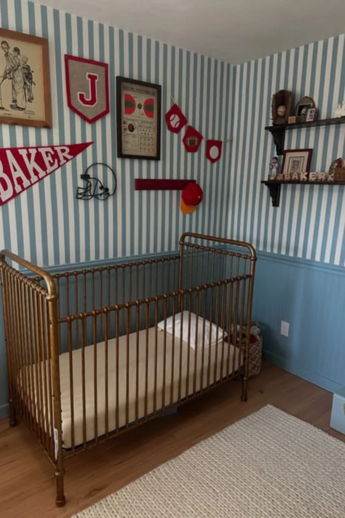 Vintage Nursery Wall