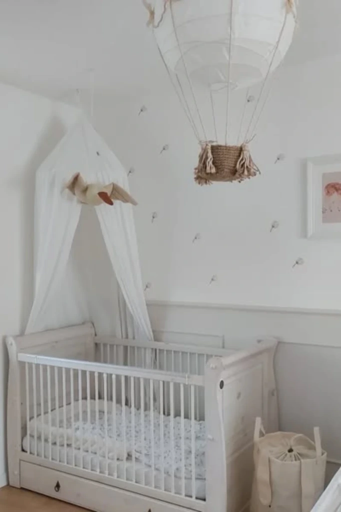 Floating Crib Decor