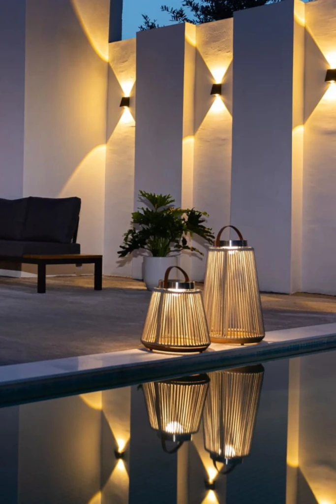 Poolside Lantern Glow