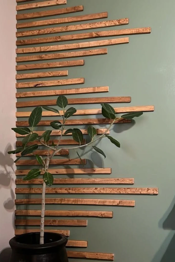 Wood Slat Accent