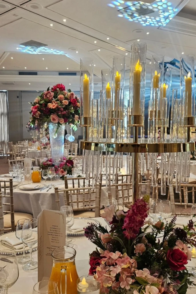 Go Grand with Tall Florals and Candle Towers