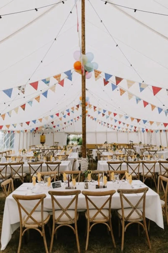 Whimsical Tent Reception