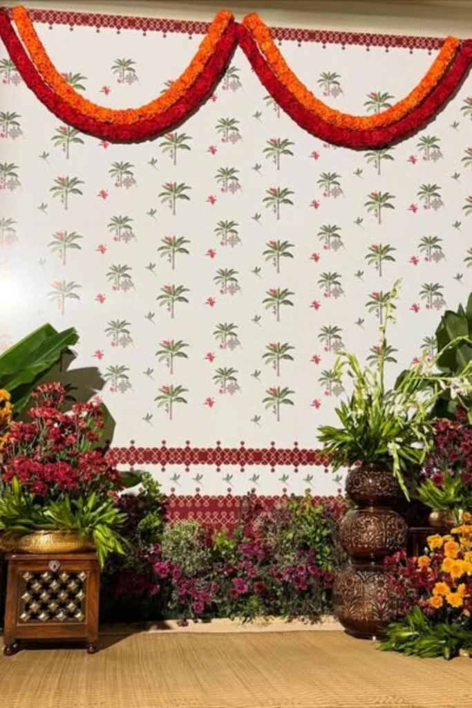Traditional Floral Backdrop