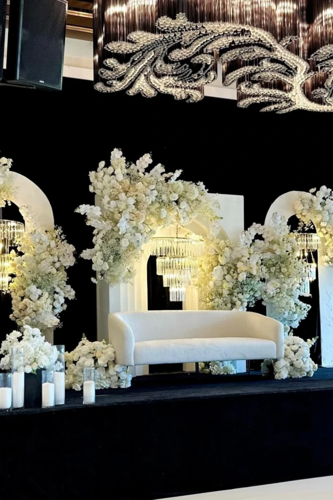 Modern Black and White Stage