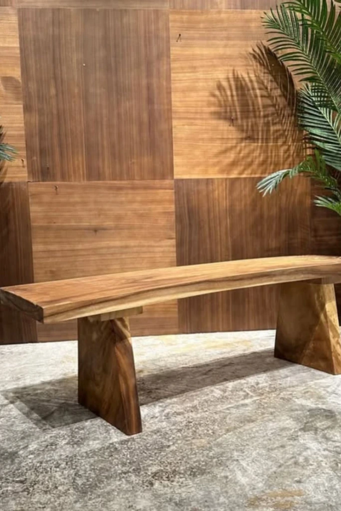 Live Edge Bench