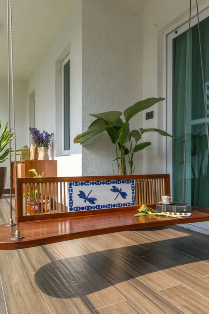 Minimal Wood Bench