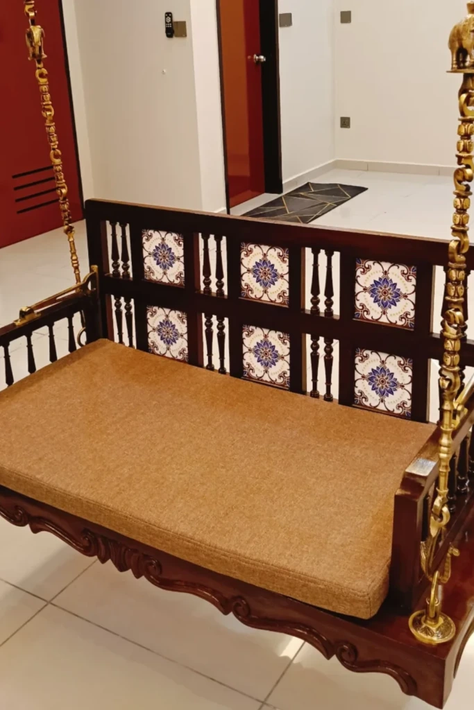 Traditional Wooden Jhula
