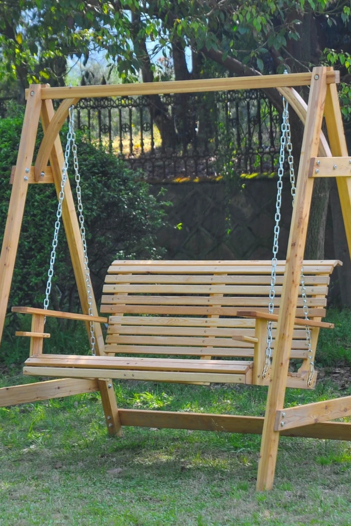 Freestanding Garden Swing