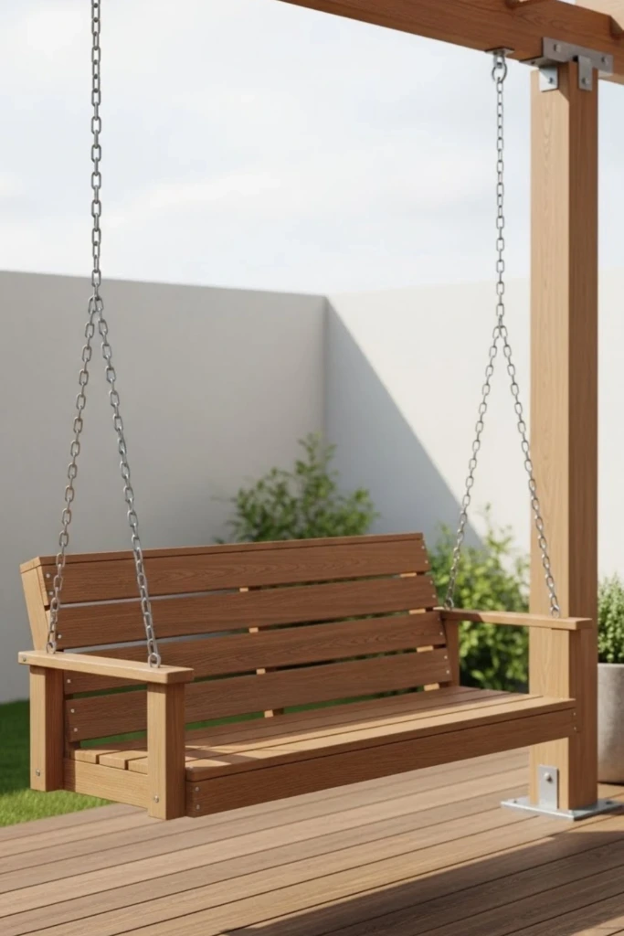 Pergola Bench Swing
