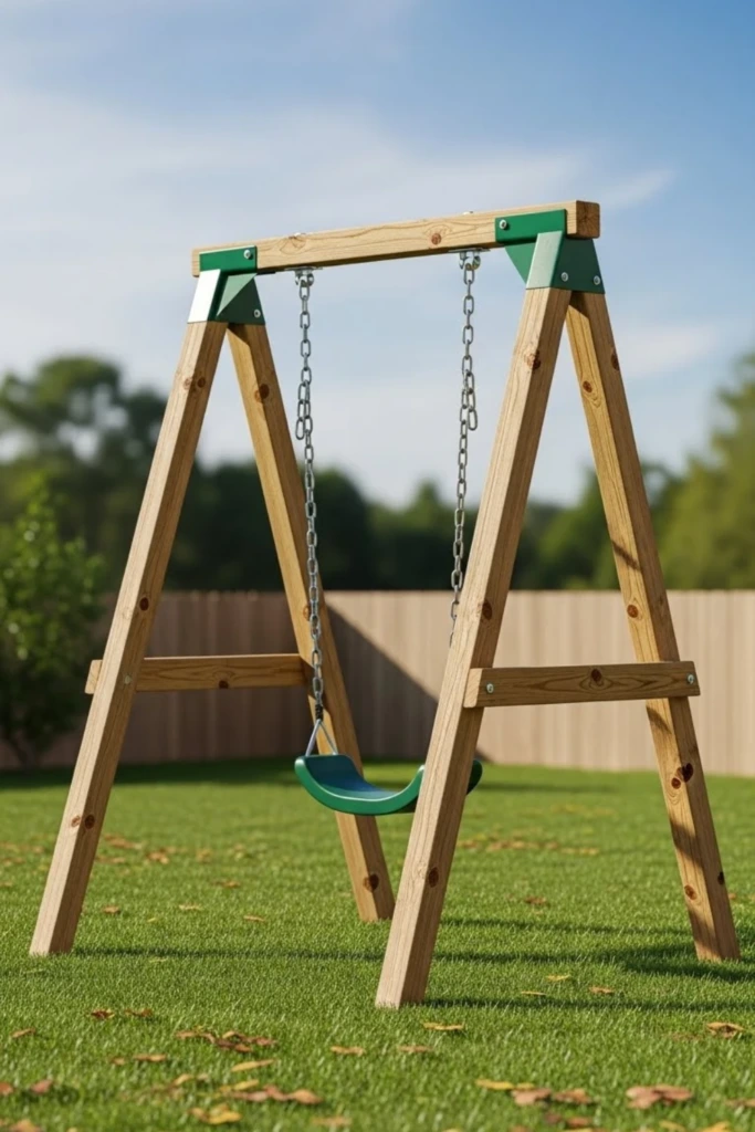 Kids A-Frame Swing