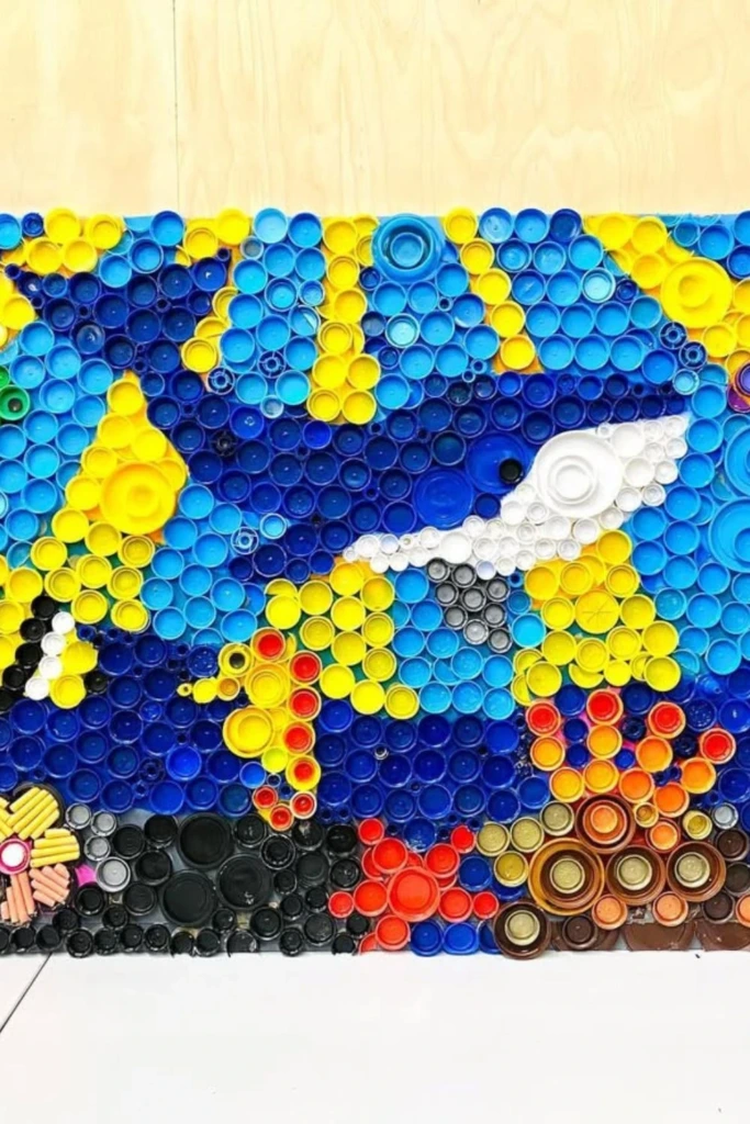 Cap Art Mural