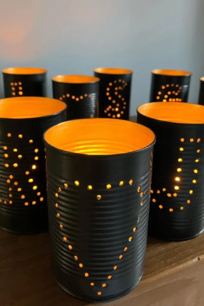 Tin Can Lanterns