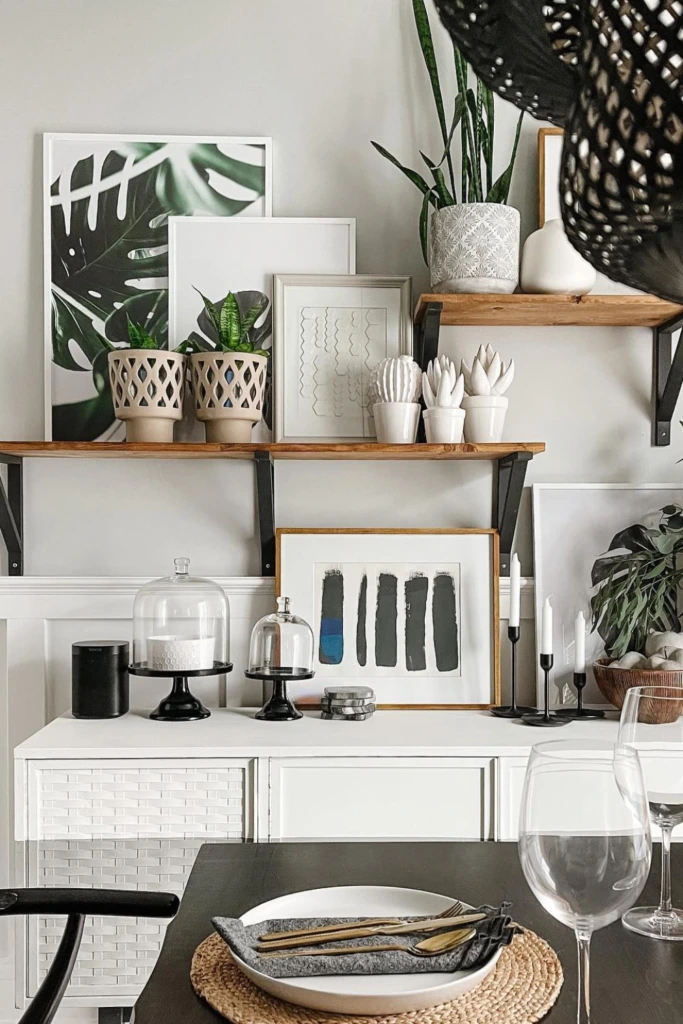 Modern Shelf Styling