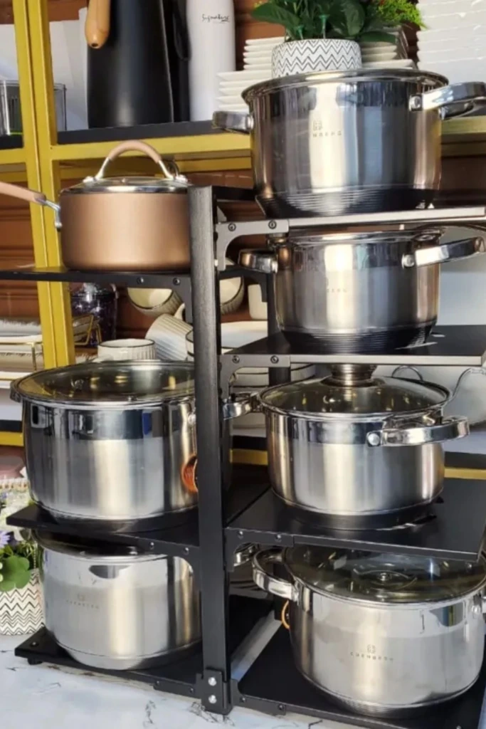 Vertical Pot and Pan Storage