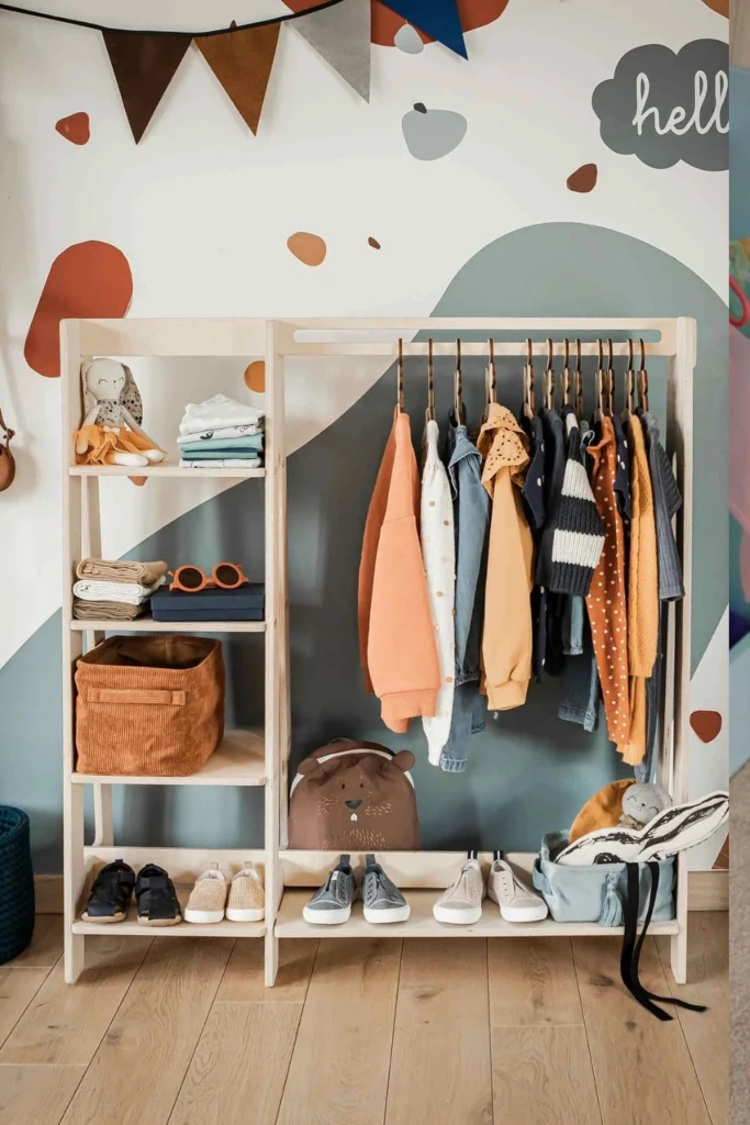 Montessori-Inspired Open Wardrobe