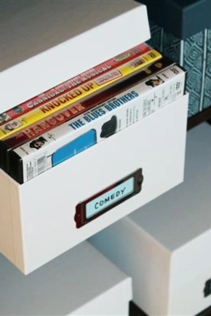 Labeled Box Storage System