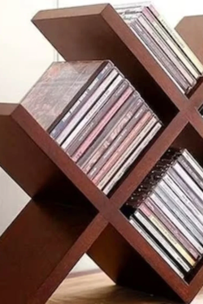 X-Frame Wooden Organizer