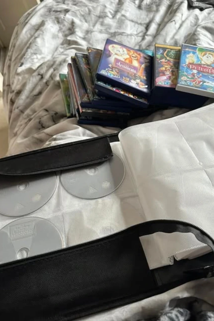 DVD Binder Storage