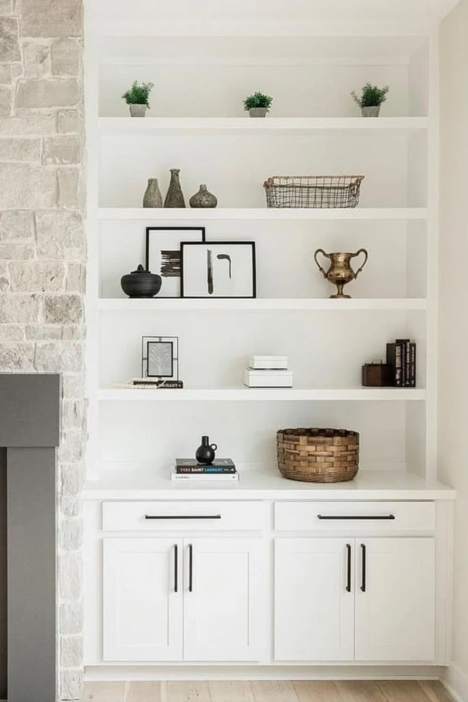Built-In Cabinet Storage