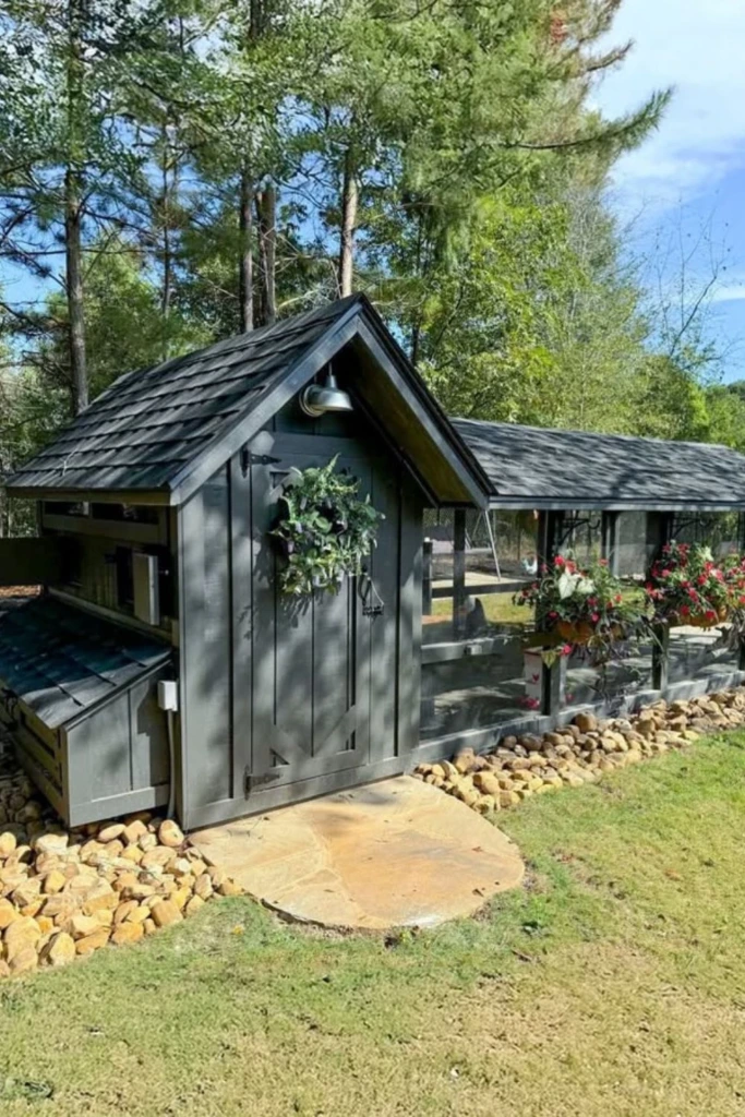 Dark Woodland Coop