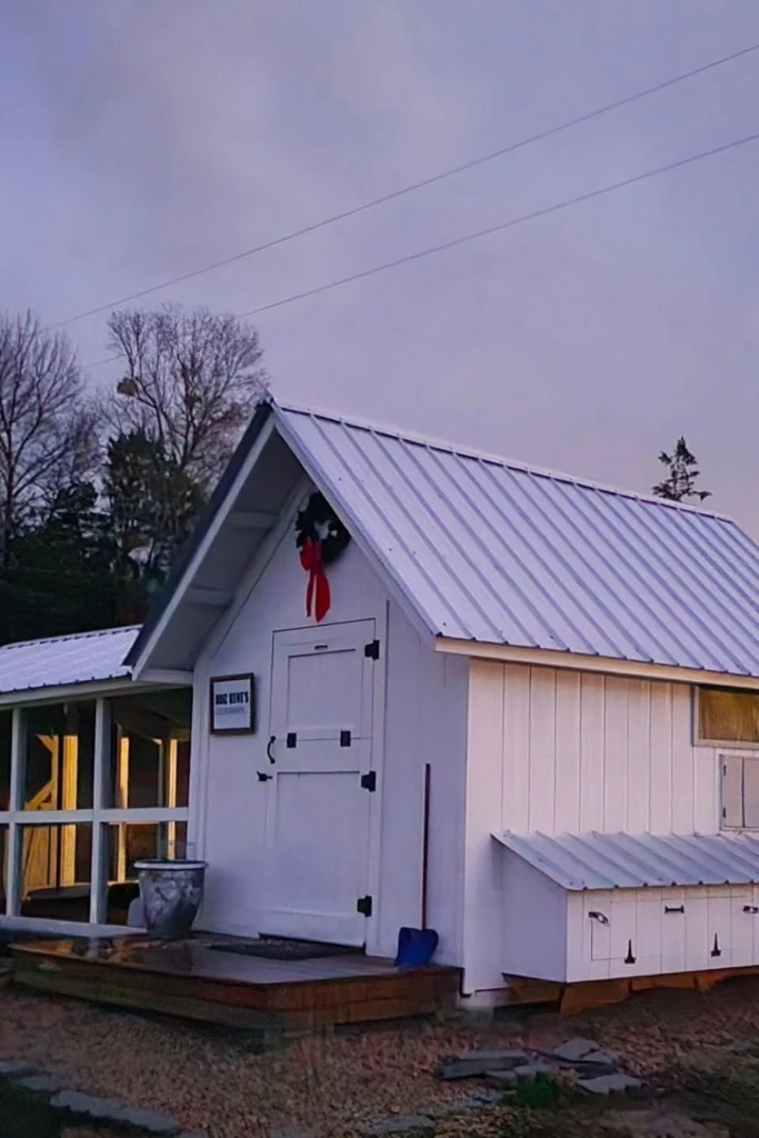 White Gable Coop