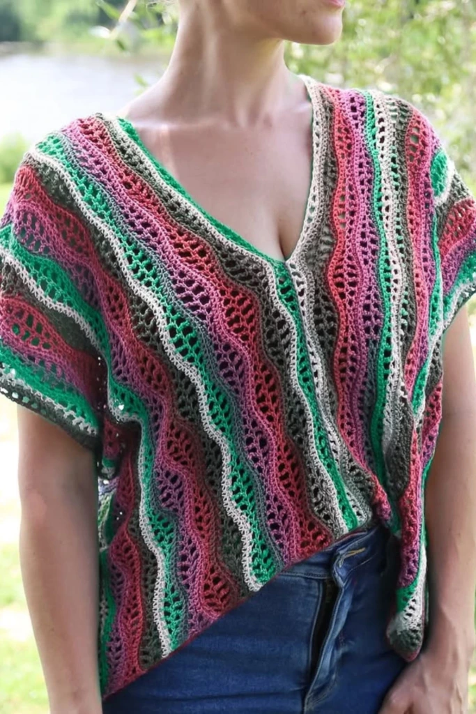 Crochet Wave Top