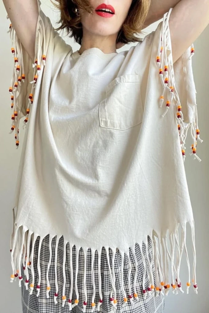 Fringe Bead Tee
