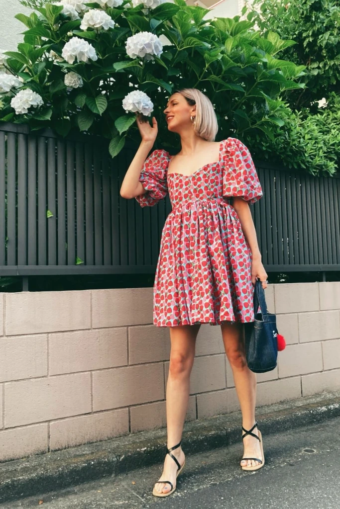 Puff Sleeve Dress