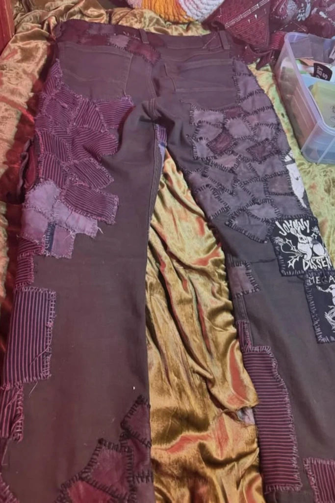 Patched Punk Pants