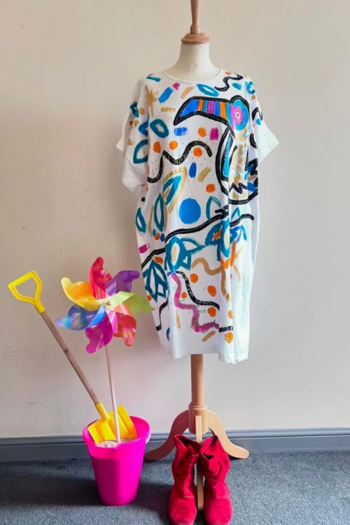 Painted Tee Dress