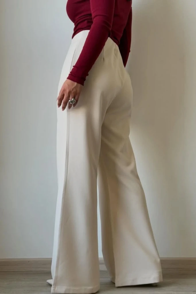 Flowy Cream Pants