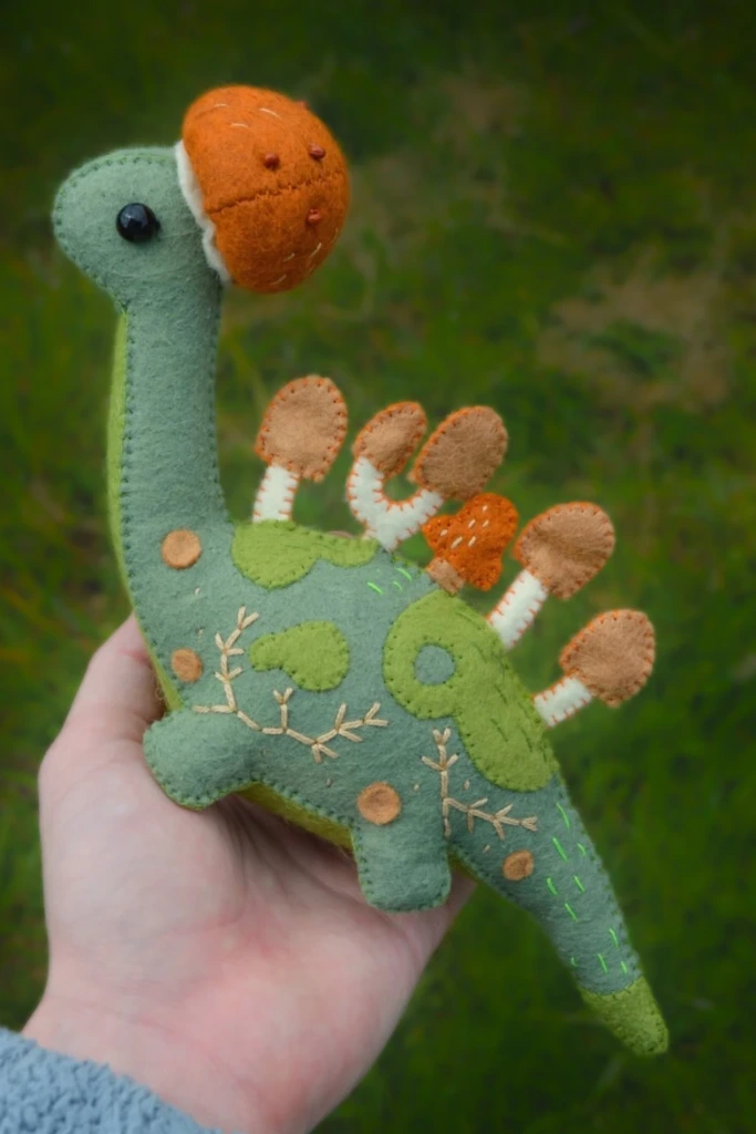 Felt Dinosaur Plush