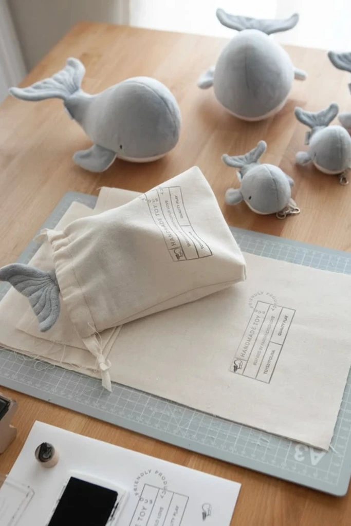 Plush Whale Family