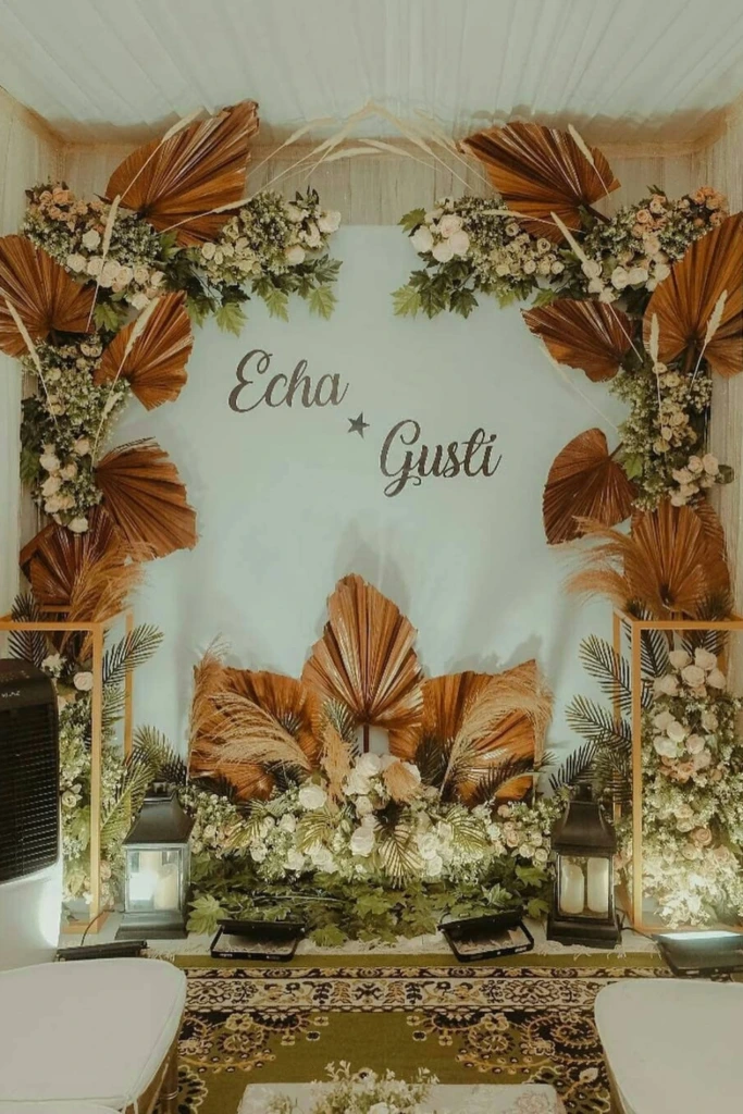 Rustic Boho Engagement Backdrop