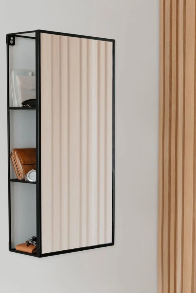 Mirror With Shelves