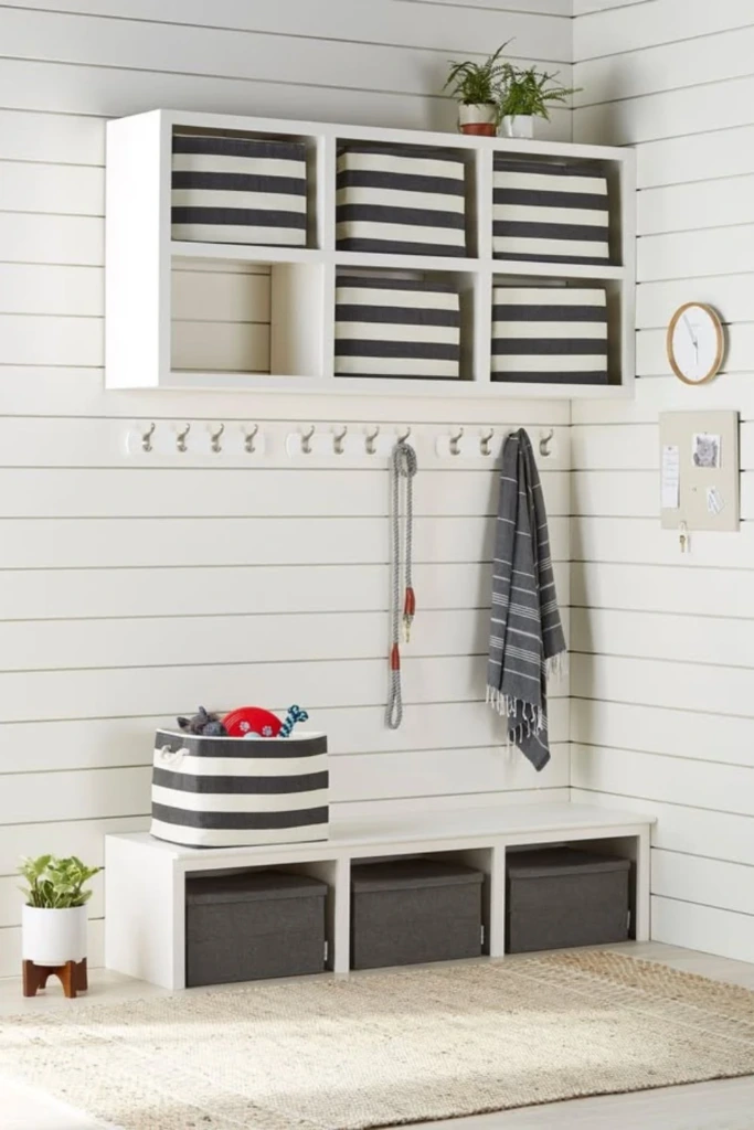 Striped Basket Wall
