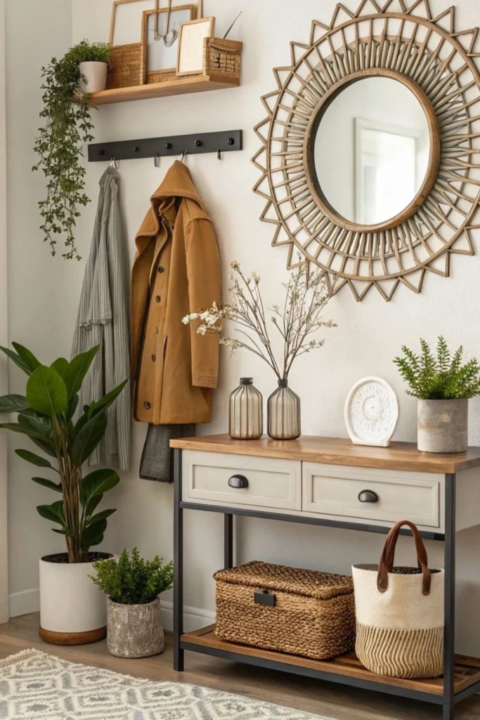 Boho Console Style