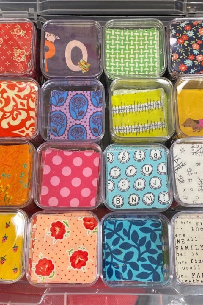Tiny Fabric Cubes