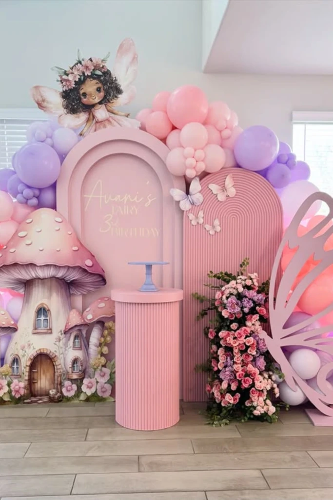 Pink Fairy Wall