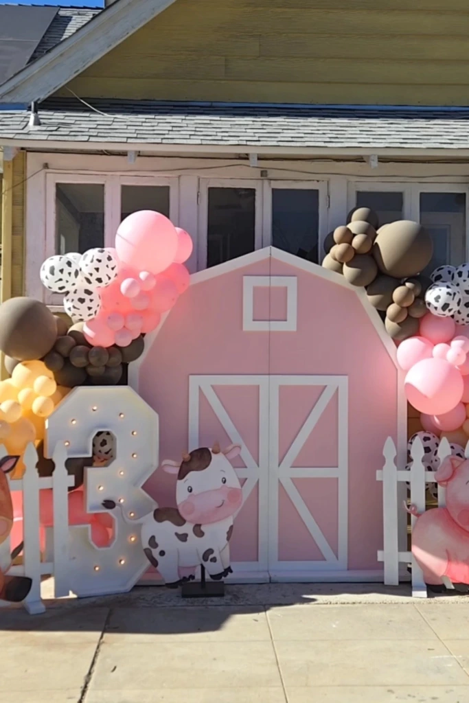 Pink Barn Display