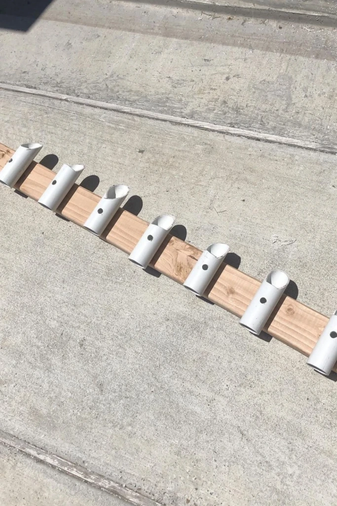 PVC Rod Rack