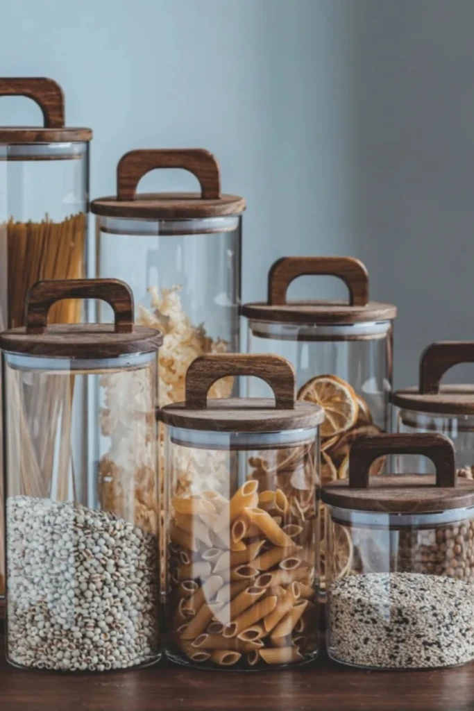 Open Shelf Jars