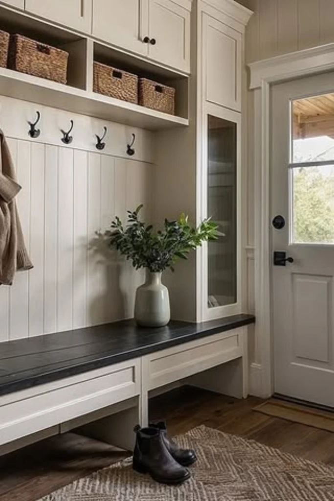 Cabinet And Hooks