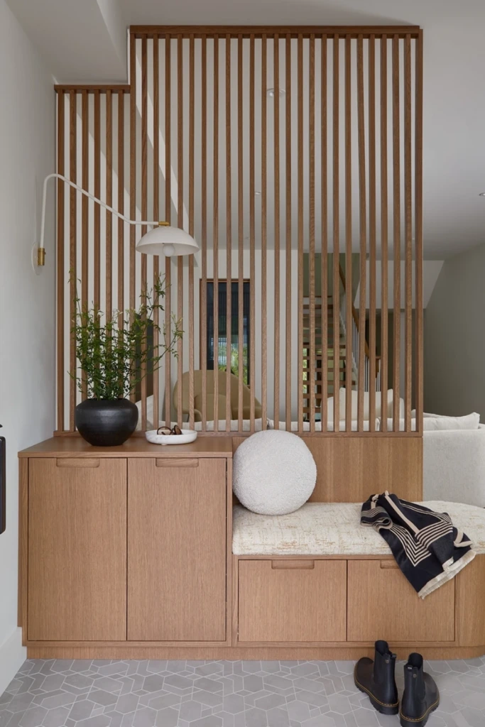 Slatted Storage Wall