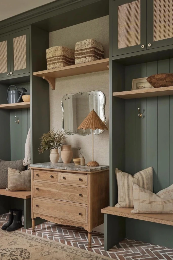 Double Bench Alcove