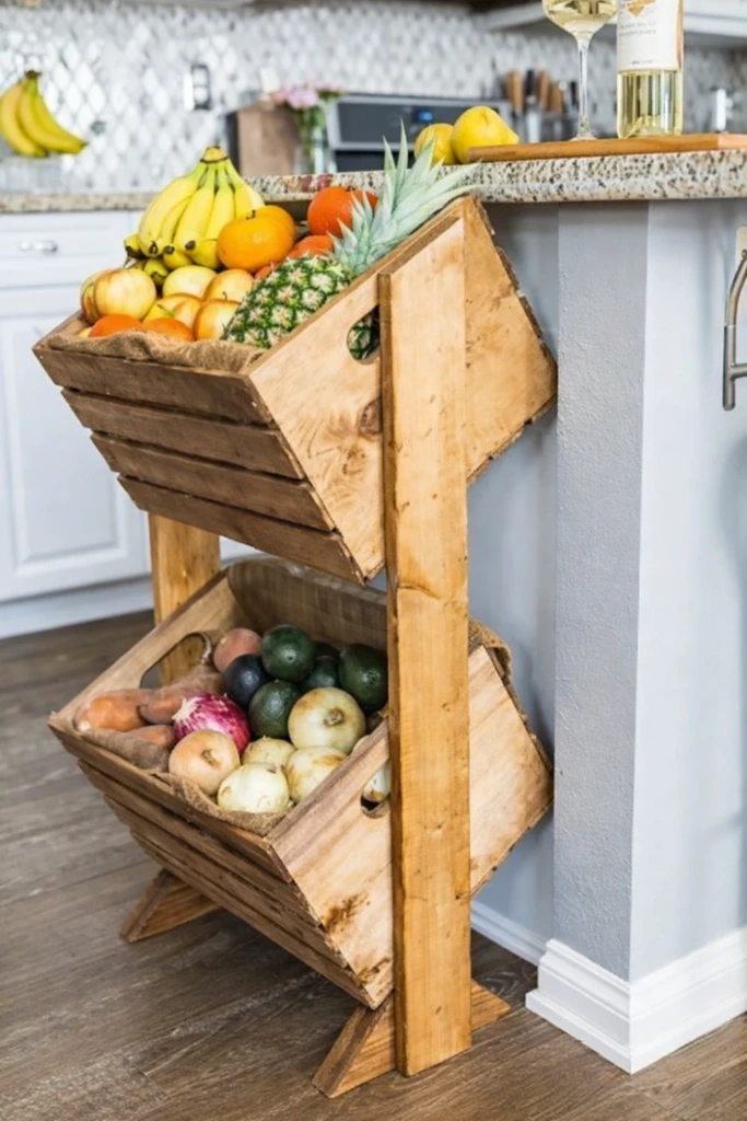 Pantry Crate Rack