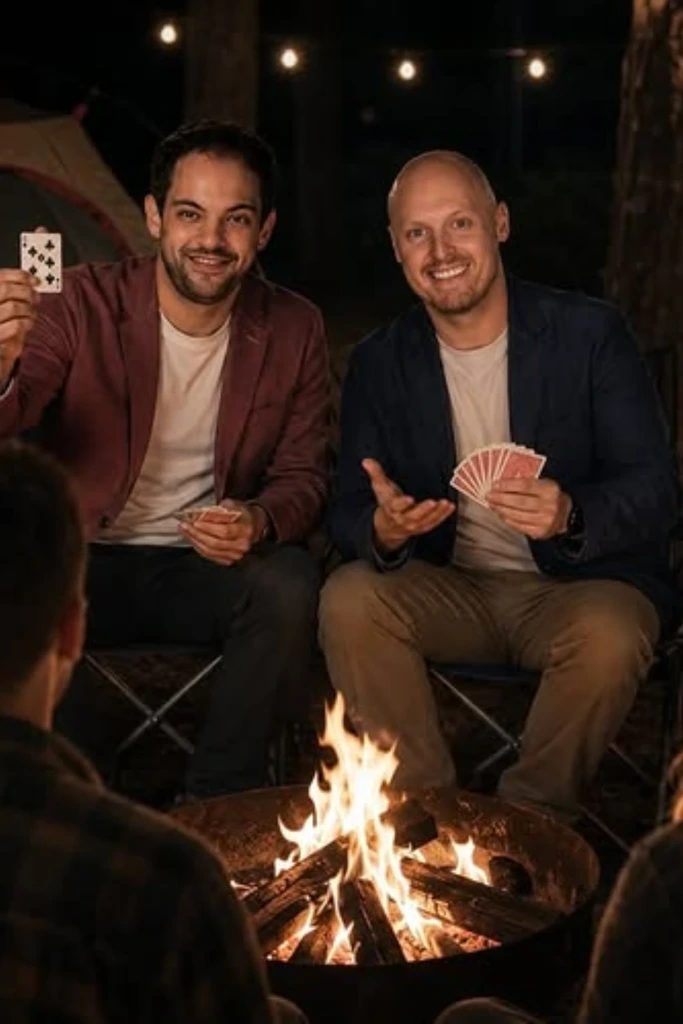 Campfire Card Night